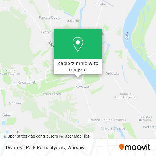 Mapa Dworek I Park Romantyczny