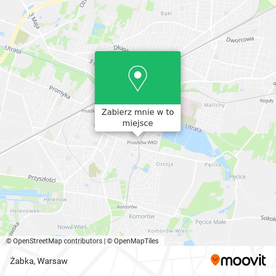 Mapa Żabka