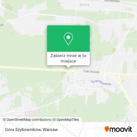 Mapa Góra Szybowników