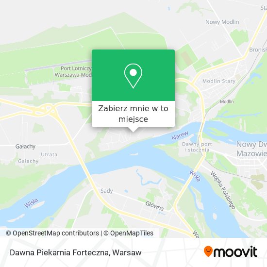 Mapa Dawna Piekarnia Forteczna