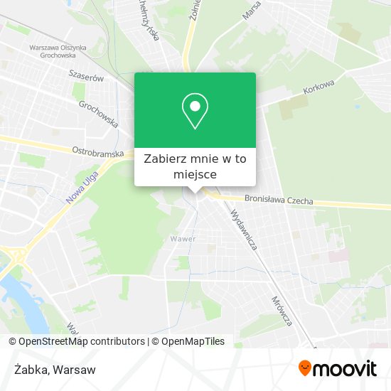 Mapa Żabka