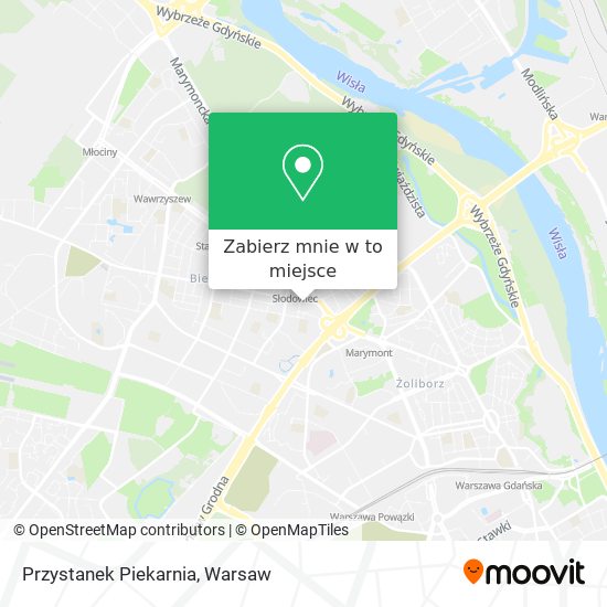 Mapa Przystanek Piekarnia