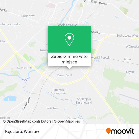 Mapa Kędziora