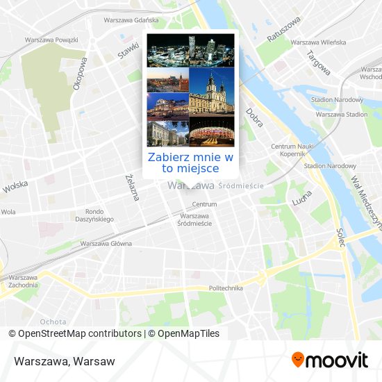 Mapa Warszawa