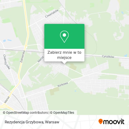 Mapa Rezydencja Grzybowa