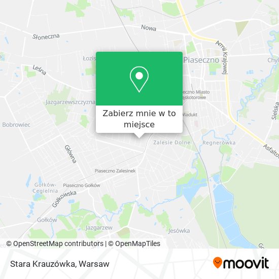 Mapa Stara Krauzówka