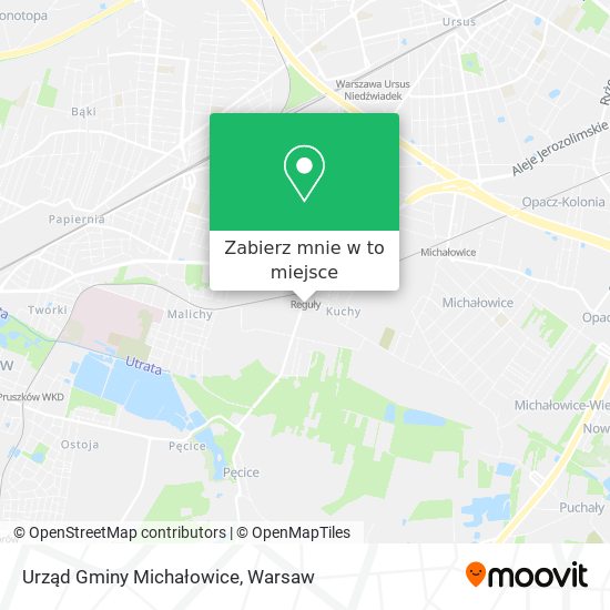 Mapa Urząd Gminy Michałowice