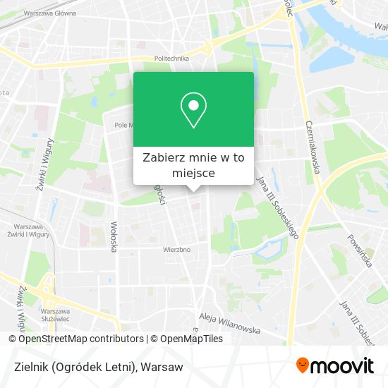 Mapa Zielnik (Ogródek Letni)