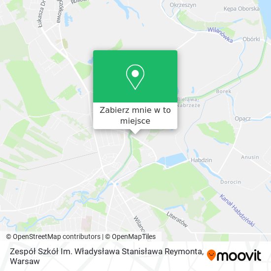 Mapa Zespół Szkół Im. Władysława Stanisława Reymonta