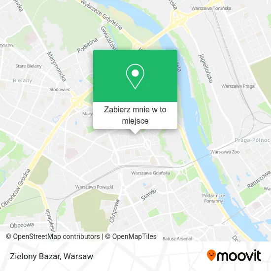Mapa Zielony Bazar