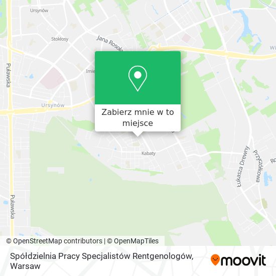 Mapa Spółdzielnia Pracy Specjalistów Rentgenologów