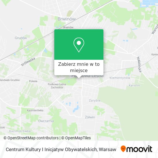 Mapa Centrum Kultury I Inicjatyw Obywatelskich