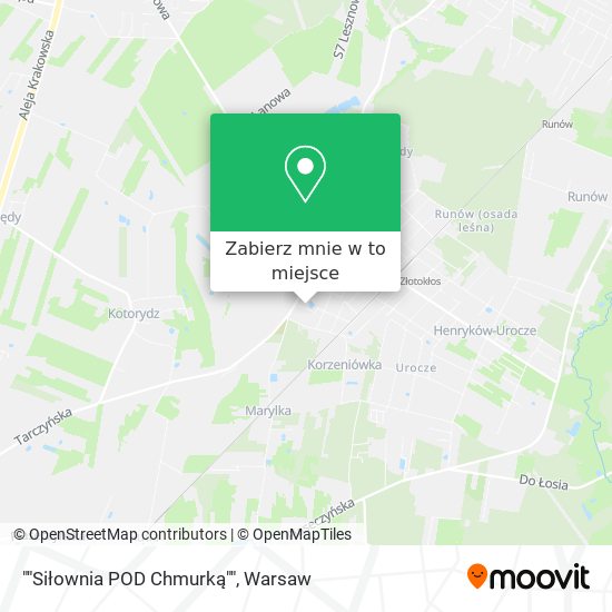 Mapa ""Siłownia POD Chmurką""