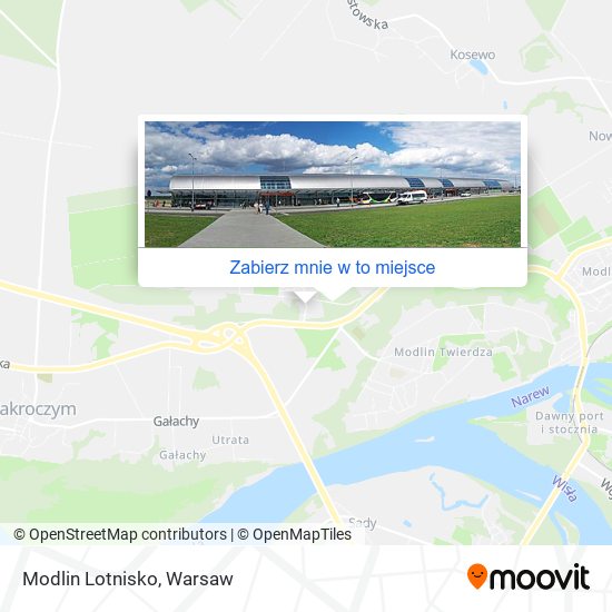 Mapa Modlin Lotnisko