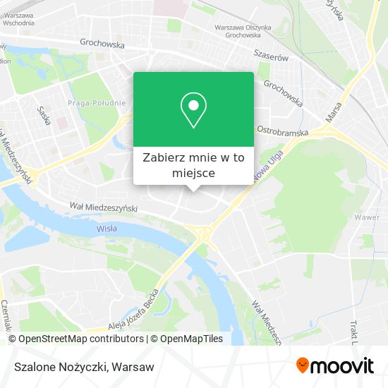 Mapa Szalone Nożyczki