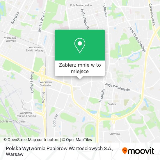 Mapa Polska Wytwórnia Papierów Wartościowych S.A.