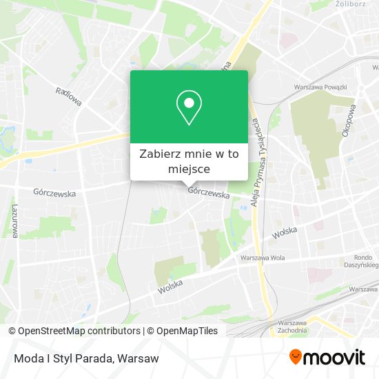 Mapa Moda I Styl Parada