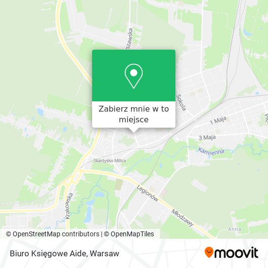 Mapa Biuro Księgowe Aide