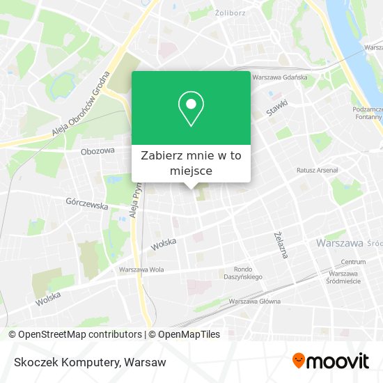 Mapa Skoczek Komputery