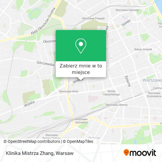 Mapa Klinika Mistrza Zhang