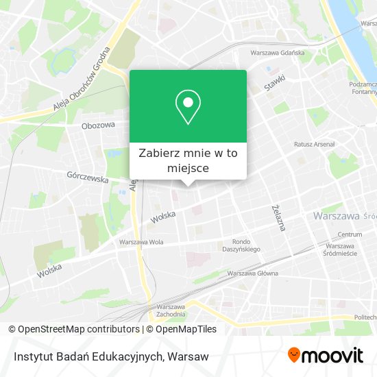 Mapa Instytut Badań Edukacyjnych