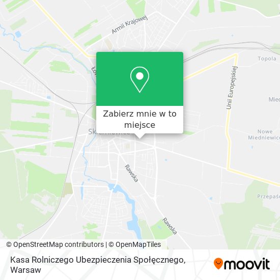 Mapa Kasa Rolniczego Ubezpieczenia Społęcznego