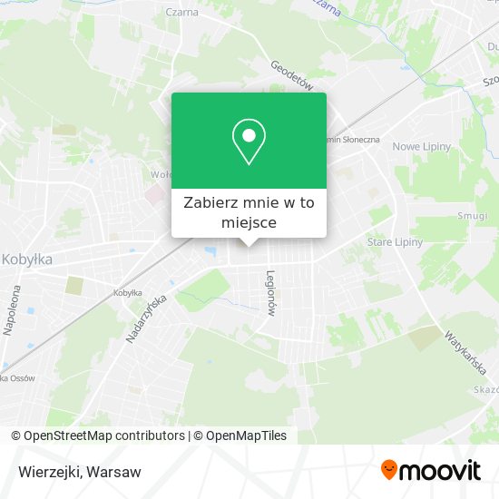 Mapa Wierzejki