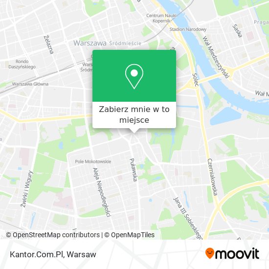 Mapa Kantor.Com.Pl