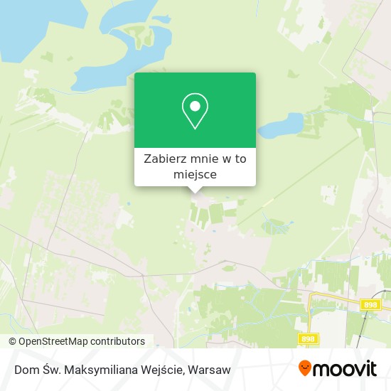 Mapa Dom Św. Maksymiliana Wejście