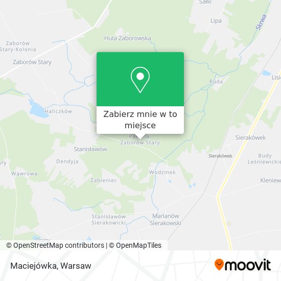 Mapa Maciejówka