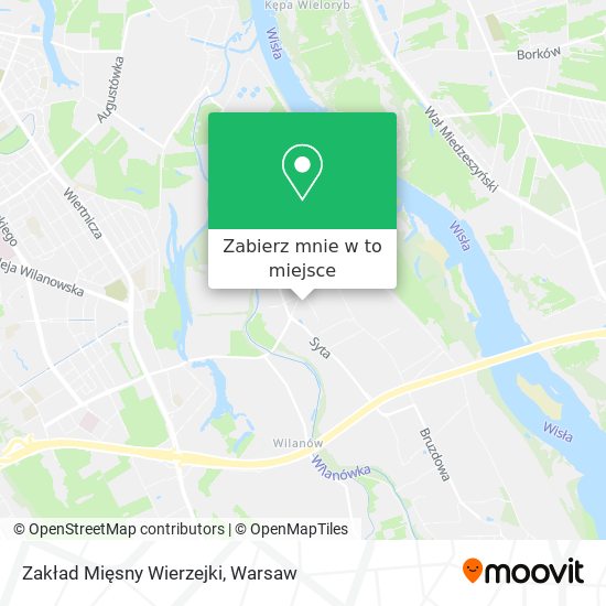 Mapa Zakład Mięsny Wierzejki