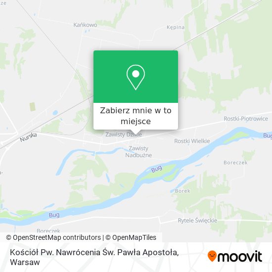 Mapa Kościół Pw. Nawrócenia Św. Pawła Apostoła