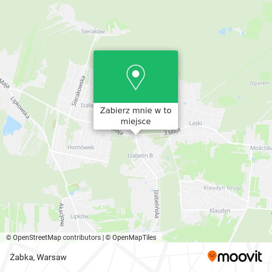 Mapa Żabka