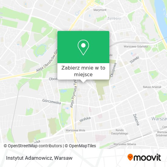 Mapa Instytut Adamowicz