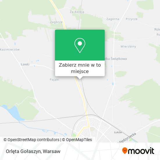 Mapa Orlęta Gołaszyn