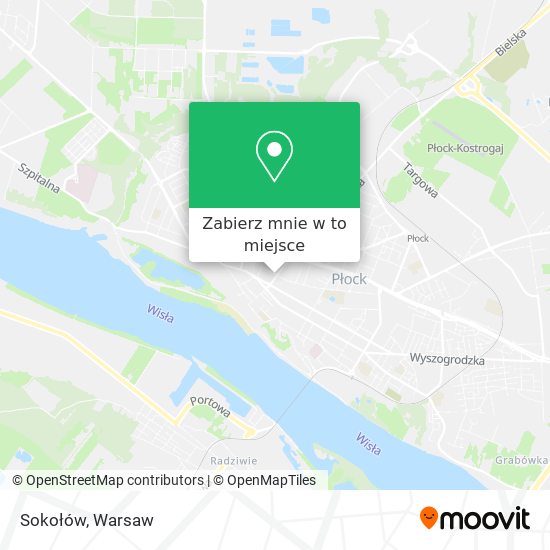 Mapa Sokołów