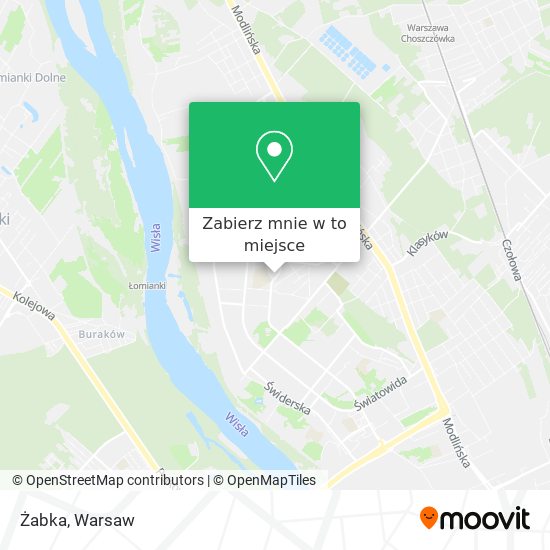 Mapa Żabka