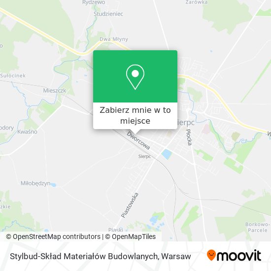 Mapa Stylbud-Skład Materiałów Budowlanych