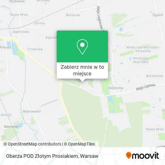 Mapa Oberża POD Złotym Prosiakiem