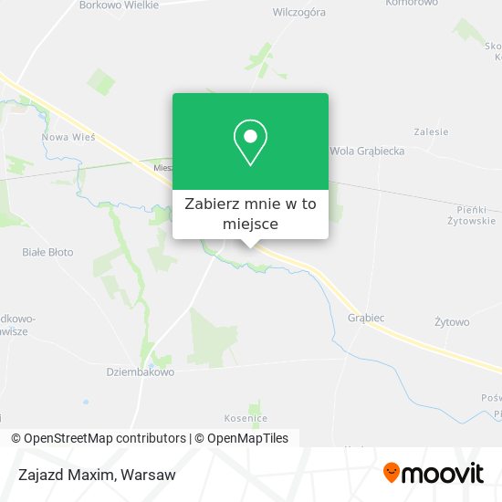 Mapa Zajazd Maxim