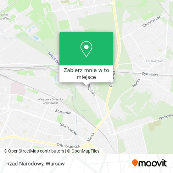 Mapa Rząd Narodowy