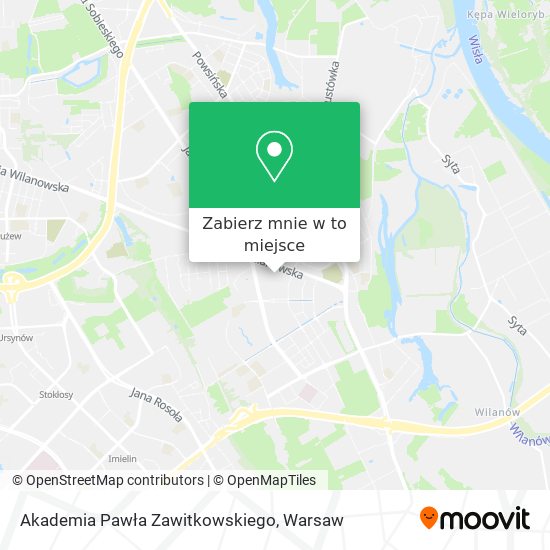 Mapa Akademia Pawła Zawitkowskiego