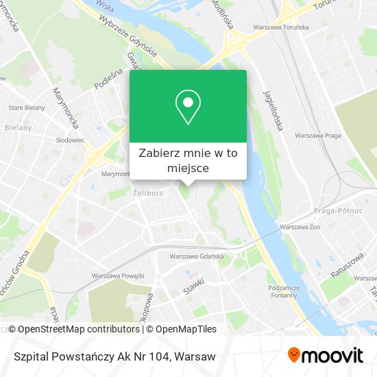 Mapa Szpital Powstańczy Ak Nr 104