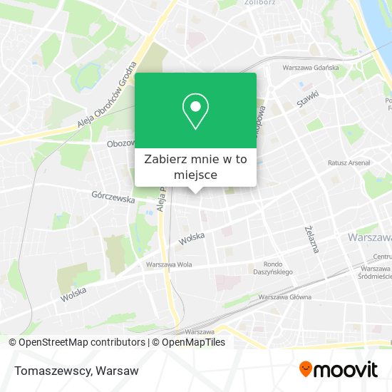 Mapa Tomaszewscy