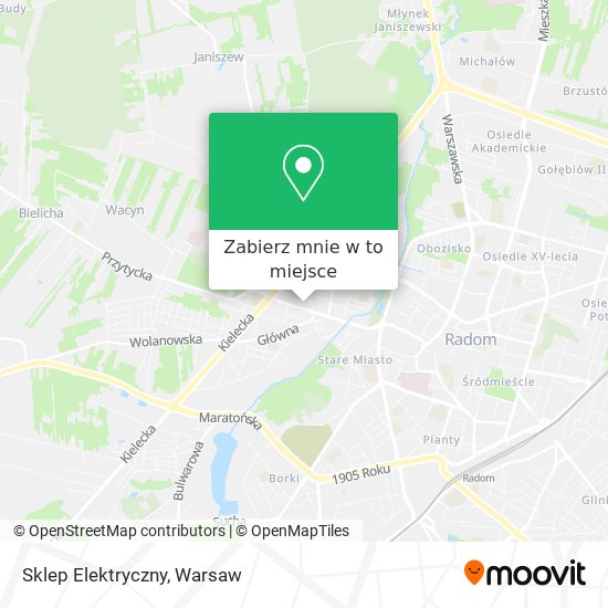 Mapa Sklep Elektryczny