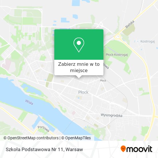 Mapa Szkoła Podstawowa Nr 11