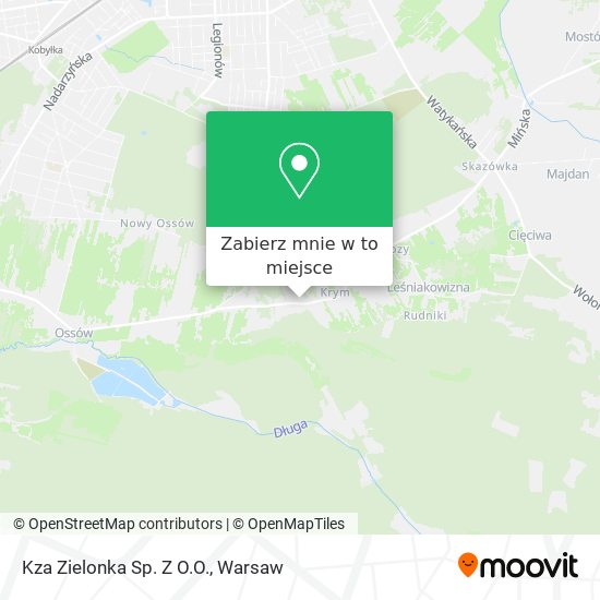 Mapa Kza Zielonka Sp. Z O.O.