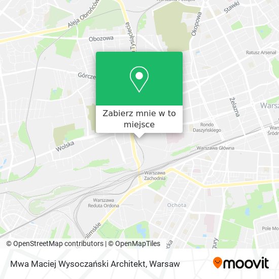 Mapa Mwa Maciej Wysoczański Architekt