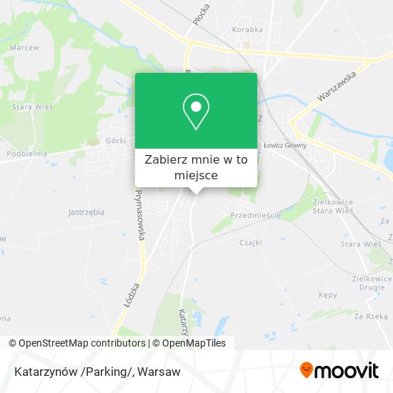 Mapa Katarzynów /Parking/