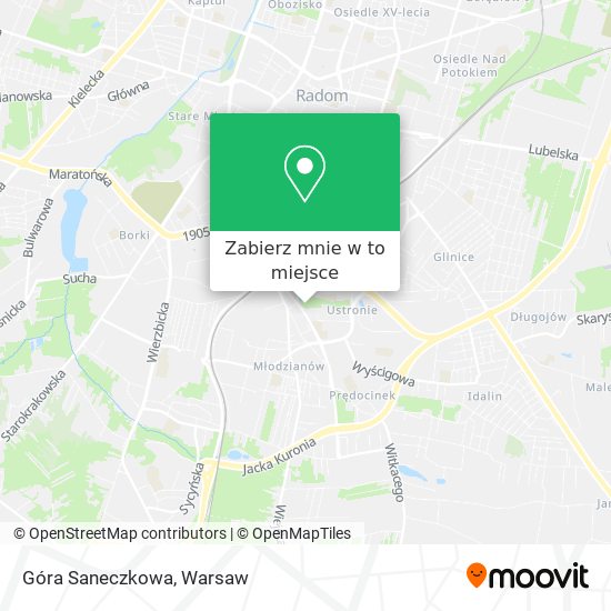 Mapa Góra Saneczkowa